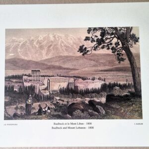 Baalbeck et le Mont Liban - 1808 - Baalbeck and Mount Lebanon