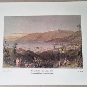 Beyrouth et le Mont Liban - 1836 - Beirut and Mount Lebanon