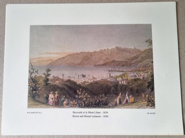 Beyrouth et le Mont Liban - 1836 - Beirut and Mount Lebanon