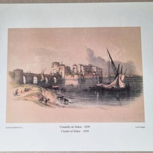Citadelle de Sidon - 1839 - Citadel of Sidon