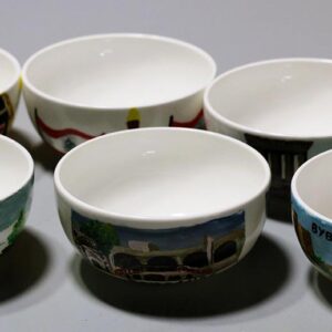 Cute hand-painted Lebanon ceramic bowls - Image 5