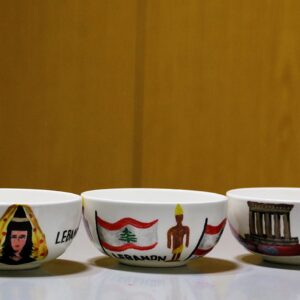 Cute hand-painted Lebanon ceramic bowls - Image 4