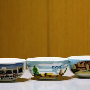 Cute hand-painted Lebanon ceramic bowls - Image 2