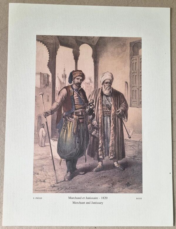 Marchand et Janissaire - 1820 - Merchant and Janissary