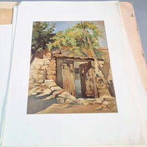 Moustafa Farroukh huile La vieille porte