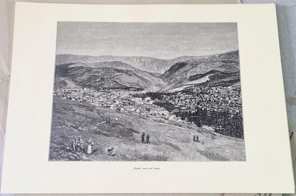 THE TOWN OF ZAHLEH - ZAHLÉ, VILLE DU LIBAN - زحله ، مدينة في لبنان