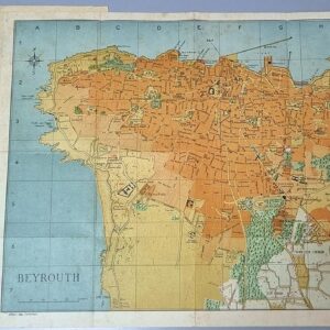 Carte de Beyrouth de Mars 1955